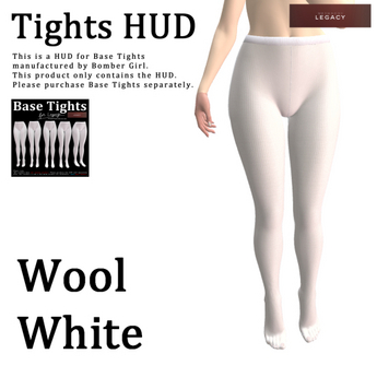 Second Life Marketplace - Tights HUD-Wool White